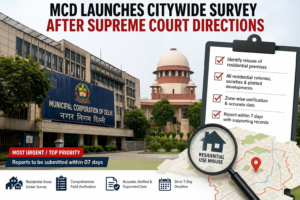 MCD survey on misuse of residential properties in Delhi after Supreme Court order