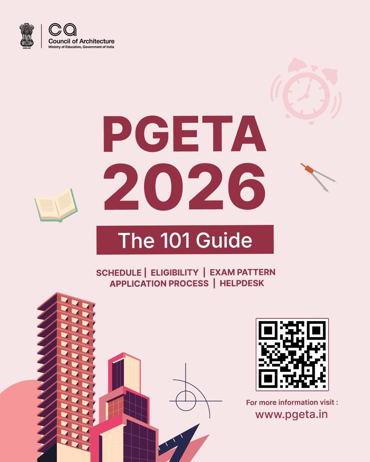 PGETA 2026: Council of Architecture Releases Comprehensive Guide for Postgraduate Architecture Aspirants