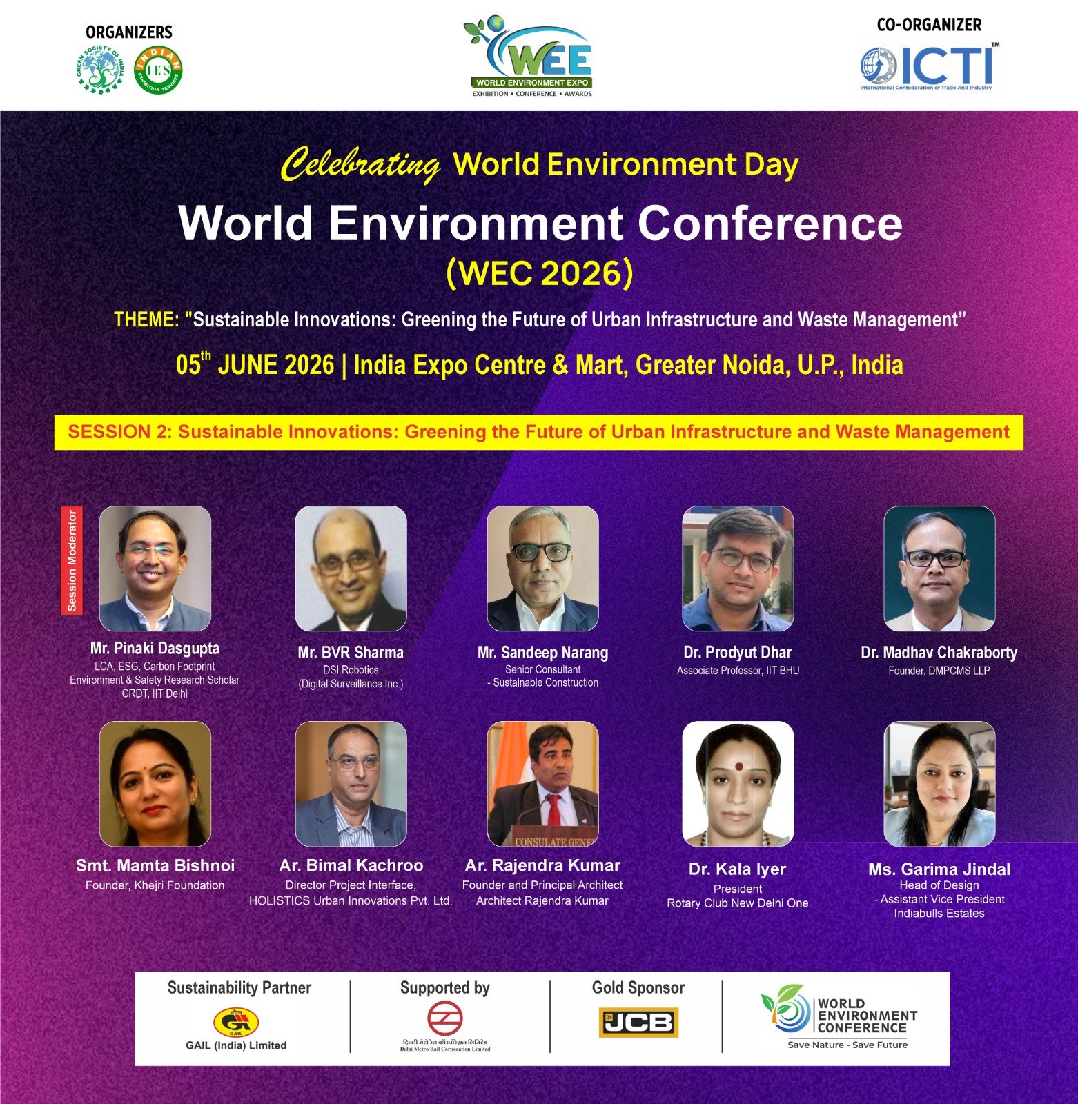 World Environment Conference 2026 to Focus on Sustainable Urban Infrastructure and Waste Management