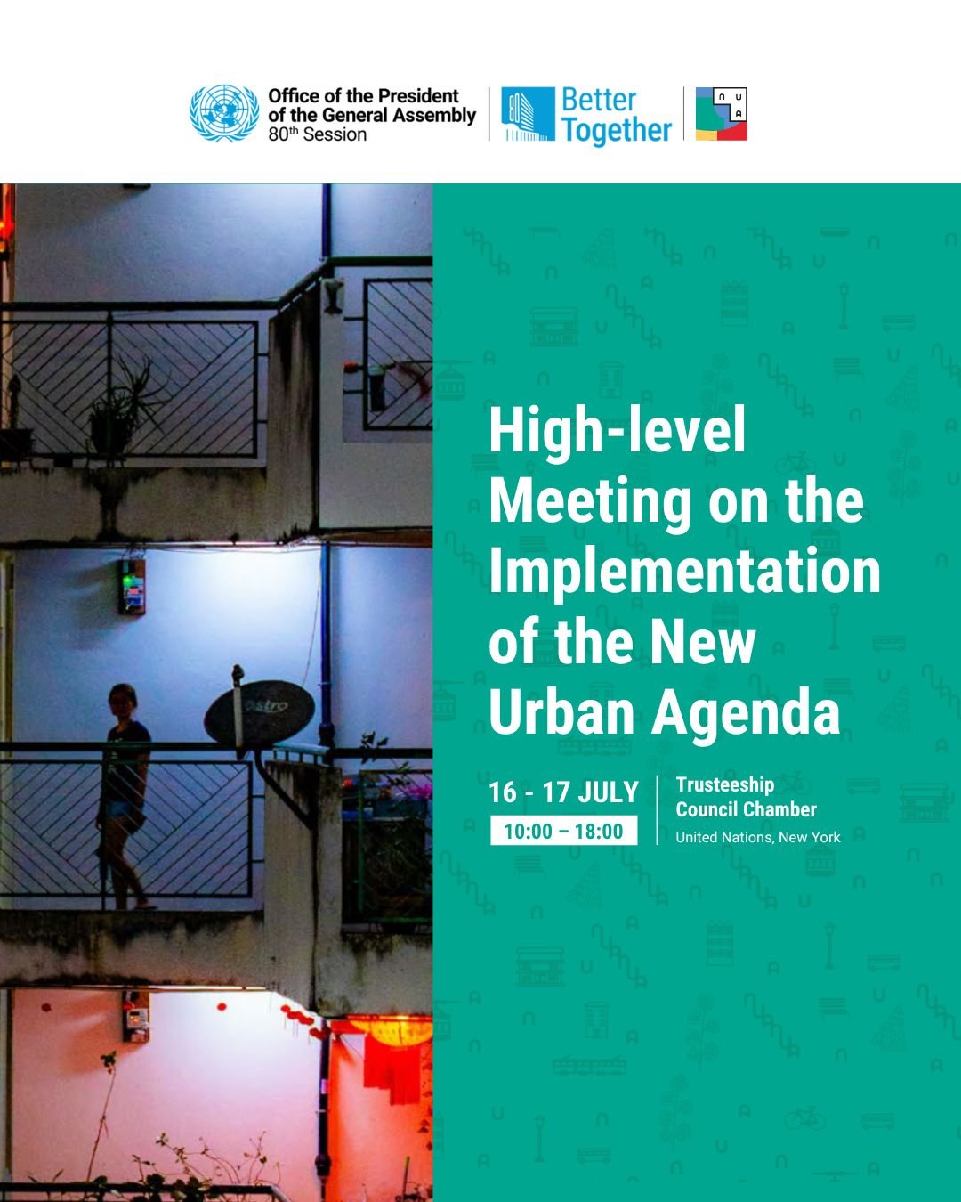 UN to Review Progress on New Urban Agenda at High-Level Meeting in New York