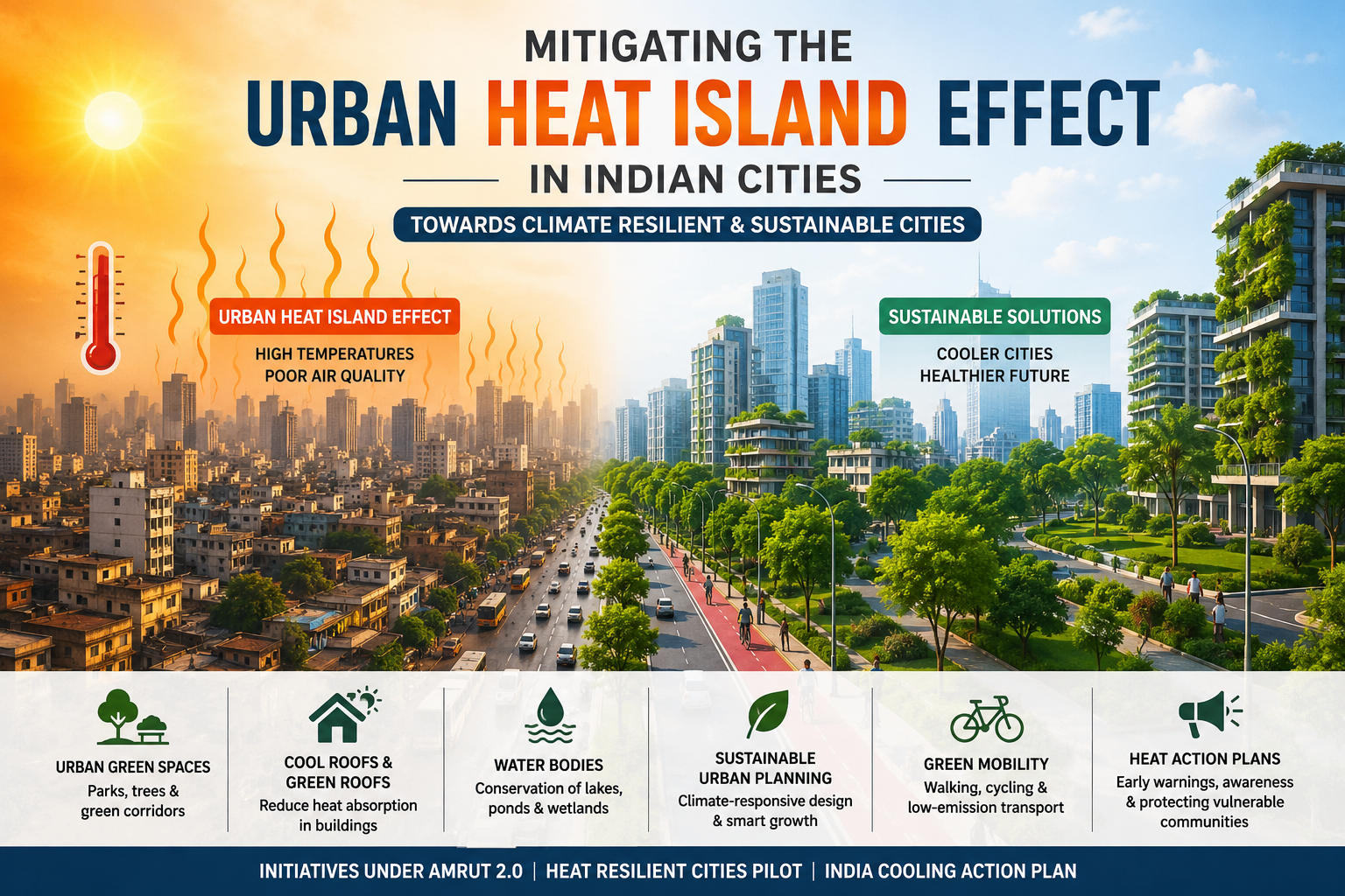 Government Intensifies Urban Heat Island Mitigation Measures Across Indian Cities
