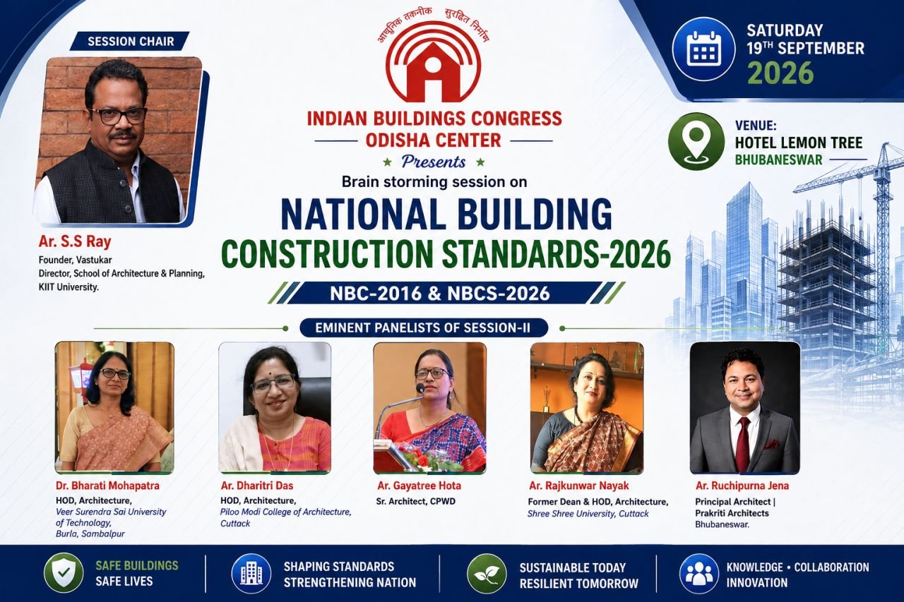 Indian Buildings Congress Odisha to Hold Brainstorming Session on National Building Construction Standards 2026