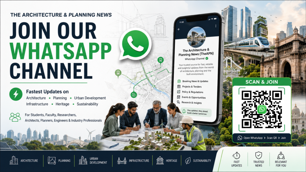 TheAPN WhatsApp Channel for architecture, planning and urban development updates