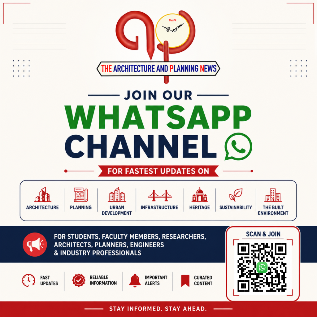 TheAPN WhatsApp Channel for architecture, planning and urban development updates