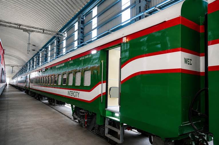 Rail Coach Factory Kapurthala Rolls Out First LHB Coach Rake for Bangladesh Railway