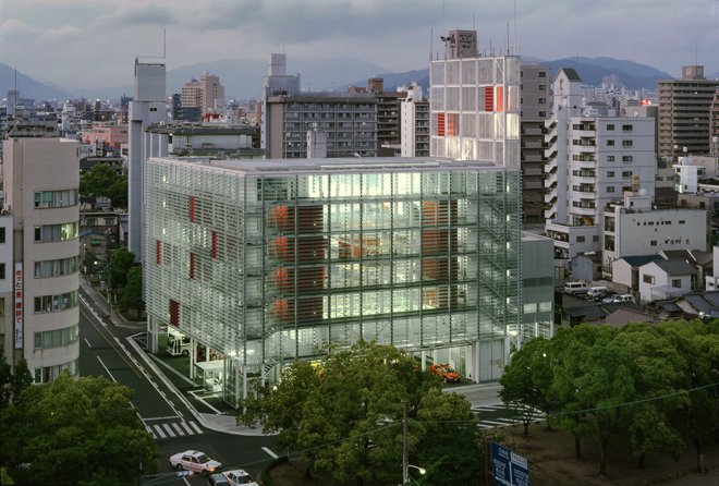 Hiroshima Nishi Fire Station by Riken Yamamoto in Hiroshima, Japan