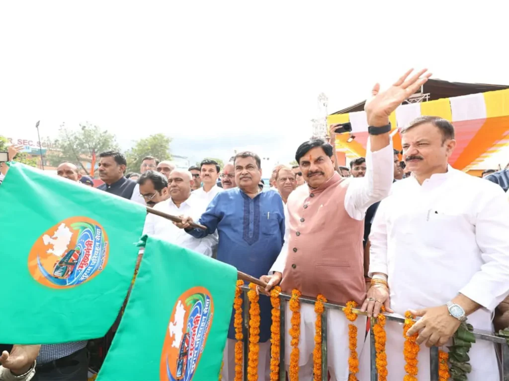 Madhya Pradesh public bus services launched with 351 buses across seven cities