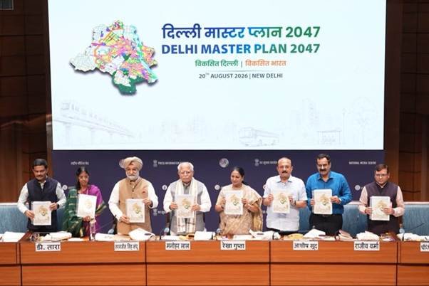Delhi Master Plan 2047 Unveiled: 40 Lakh New Homes, 600-km Road Network in Viksit Delhi Roadmap