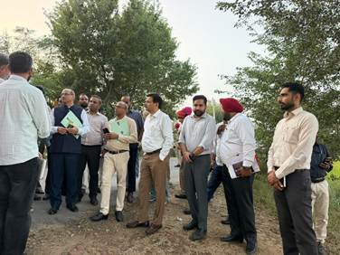 CAQM Team Reviews Stubble Burning Prevention Measures in Punjab’s Moga District