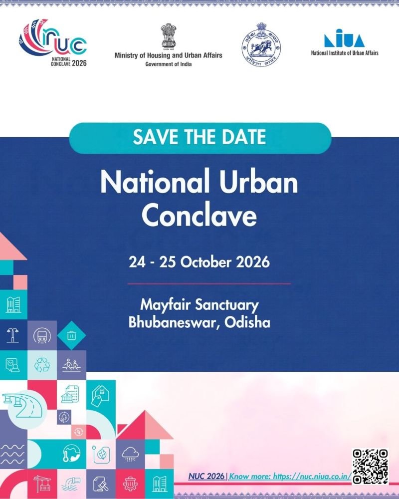 National Urban Conclave 2026 scheduled for October 24–25 in Bhubaneswar, Odisha