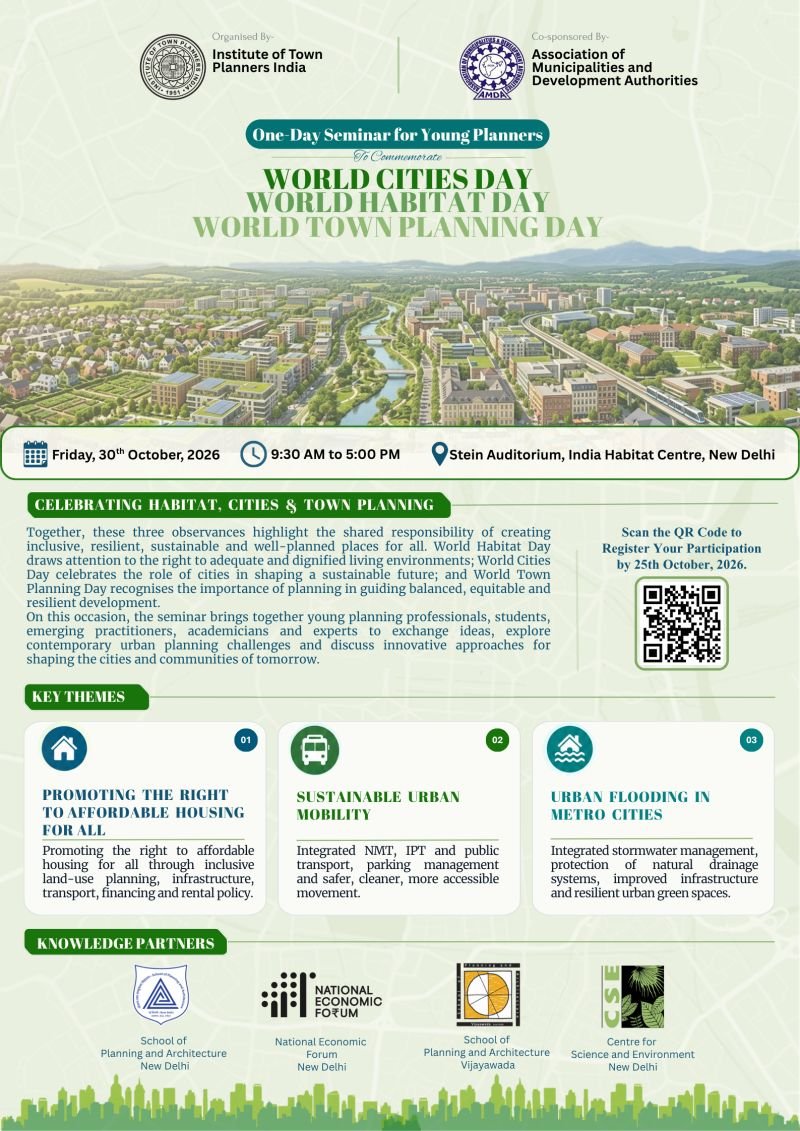 One-Day Seminar for Young Planners to Address Key Urban Challenges in New Delhi