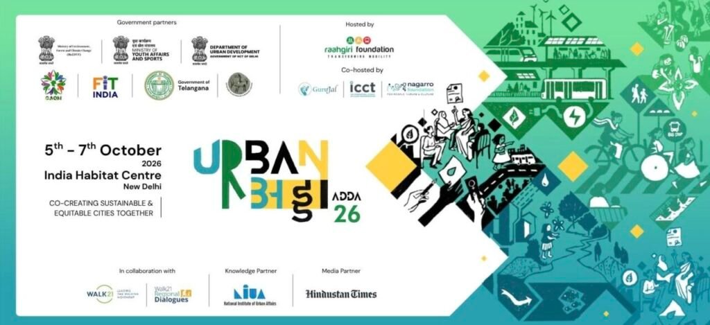 Urban Adda 2026 conference on sustainable and equitable cities in New Delhi